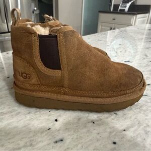 UGG Kids Tan Suede Boots